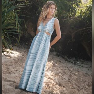 Maurie + Eve SLOW MORNINGS MIDI DRESS - TEAL